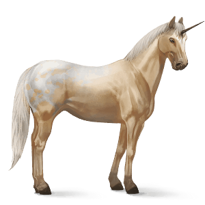 jezdecký jednorožec american paint horse Černý ryzák overo